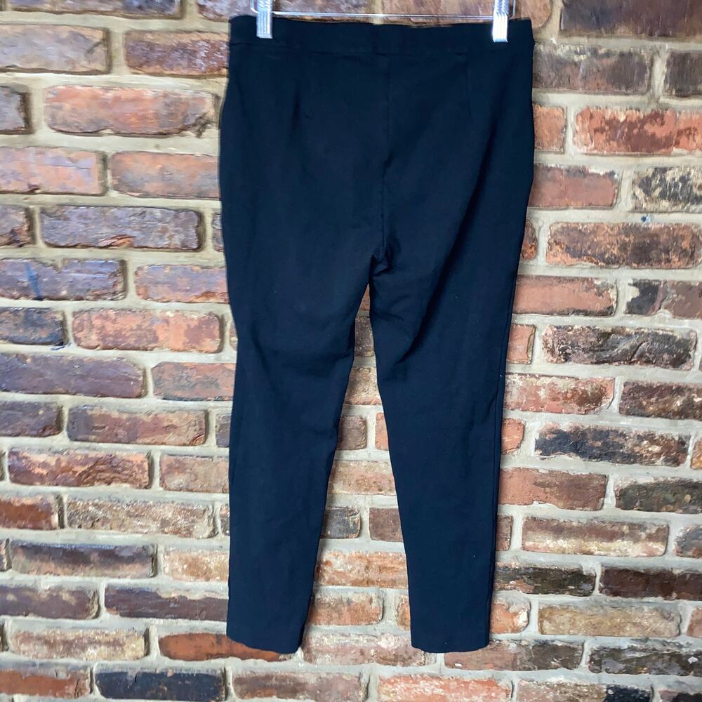 Theory Black Stretch Thaniel Approach Slim Fit Pull-On Pants Women's Size 4 - Picture 6 of 7